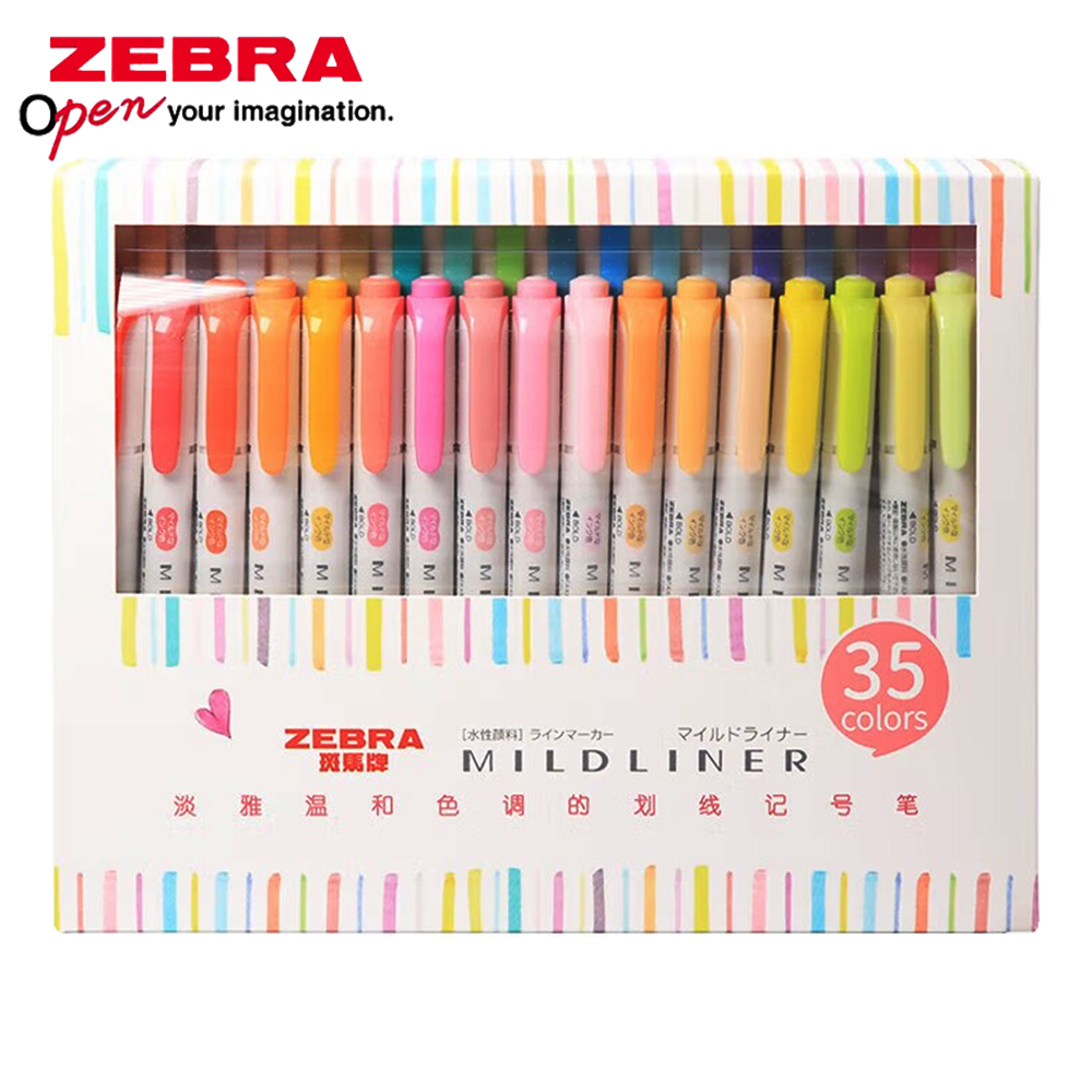 Zebra Pen Mildliner - Set Highlander 35 warna ZEBRA Mildliner