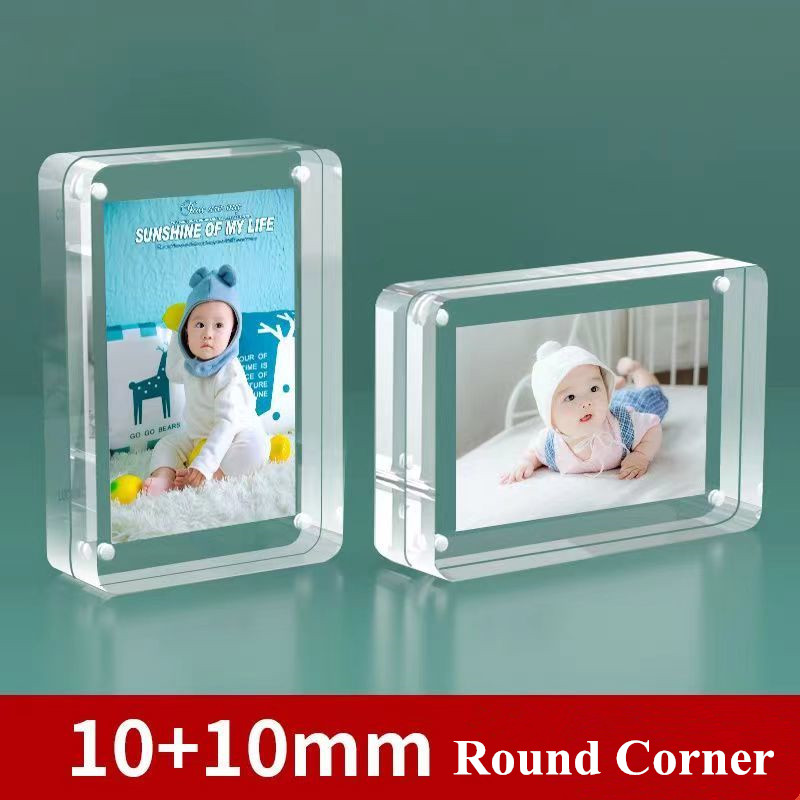 Photo Acrylic Block - 4x6cm / 6x9cm magnet dua sisi