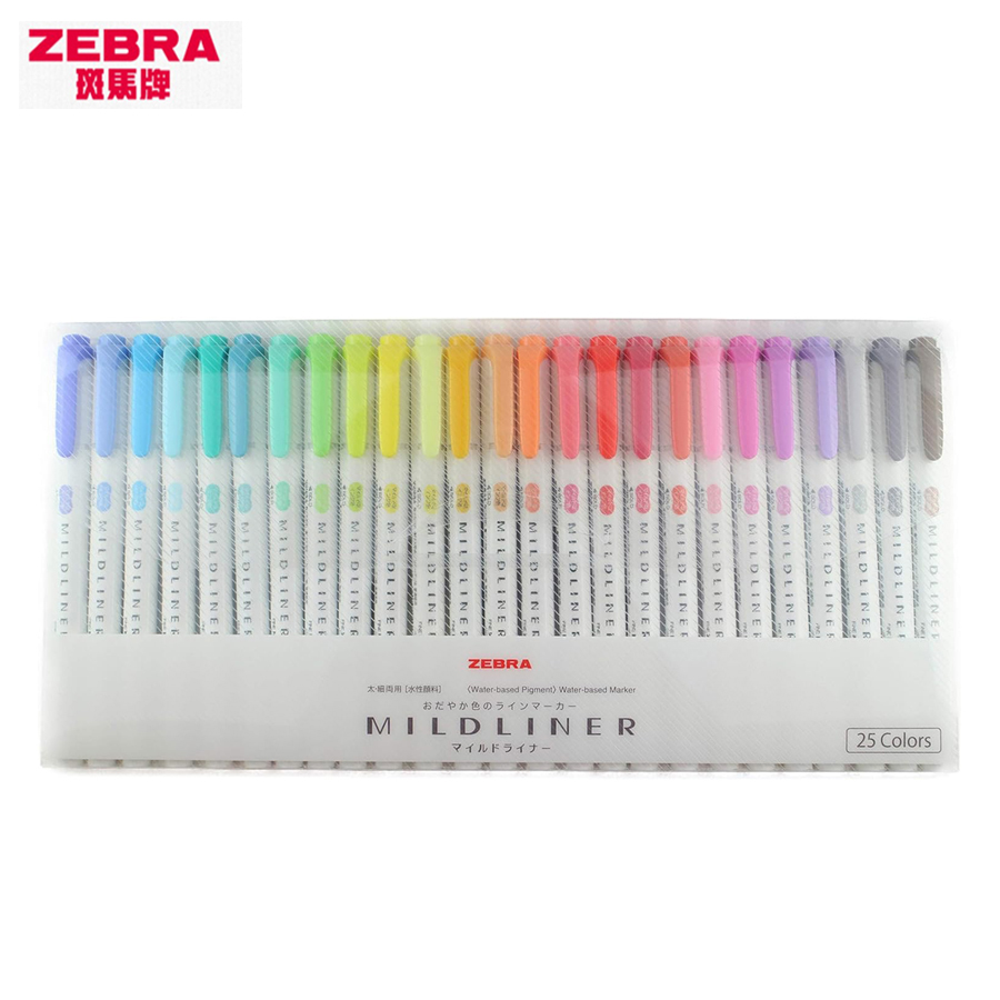 Zebra Pen Mildliner - Zebra Full 35/25 warna Mildliner Highlighter