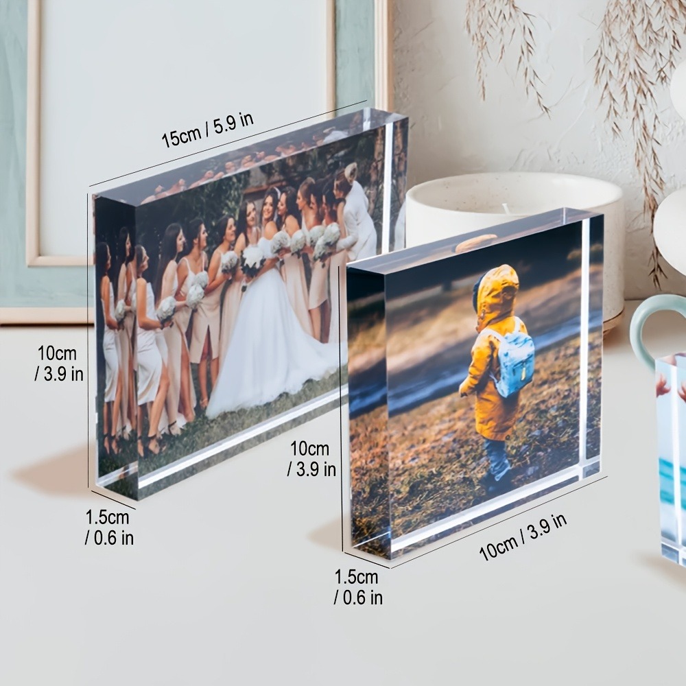 Photo Acrylic Block - Blok Foto Akrilik 3D Personal -