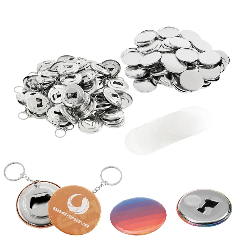 Button Badge Blank - 50 buah DIY bahan lencana untuk