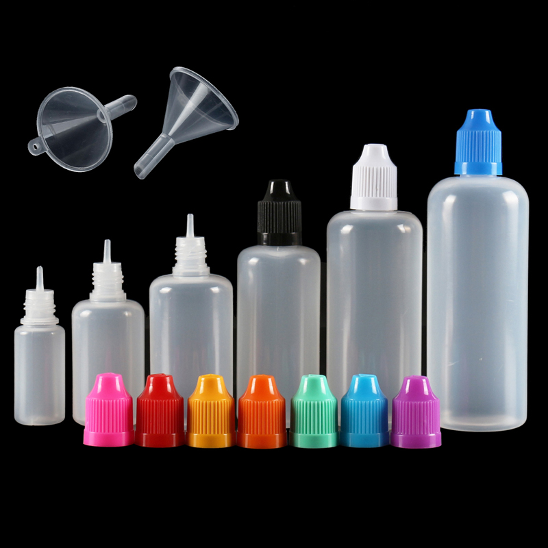 Water Bottle Blank - Botol tetes plastik LDPE, wadah Isi