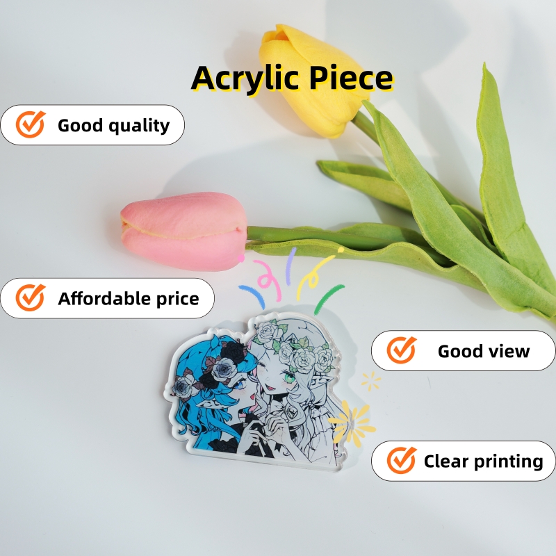 Photo Acrylic Block - 1pc Blok Akrilik Lapis Ganda Kustom