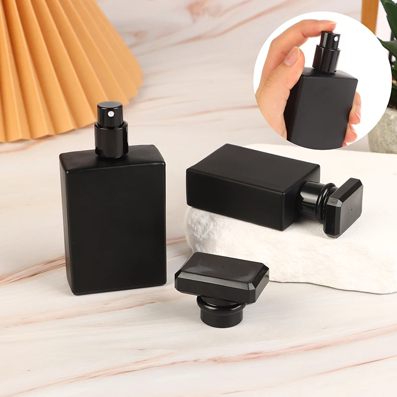 Water Bottle Blank - 30/50Ml Botol Parfum Hitam Cerah Botol