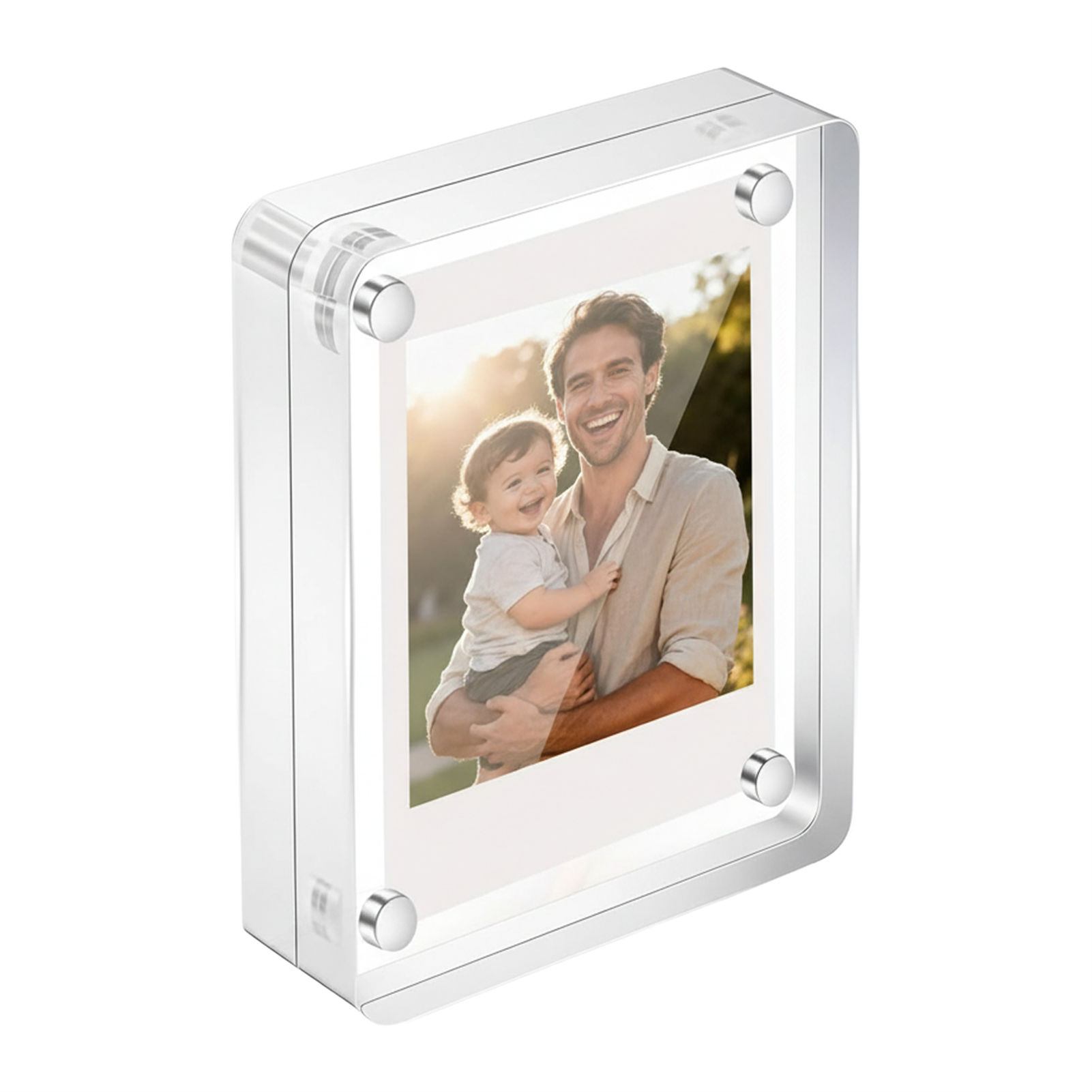 Photo Acrylic Block - Bingkai Foto Akrilik Magnetik 2.5x3.5 Inci