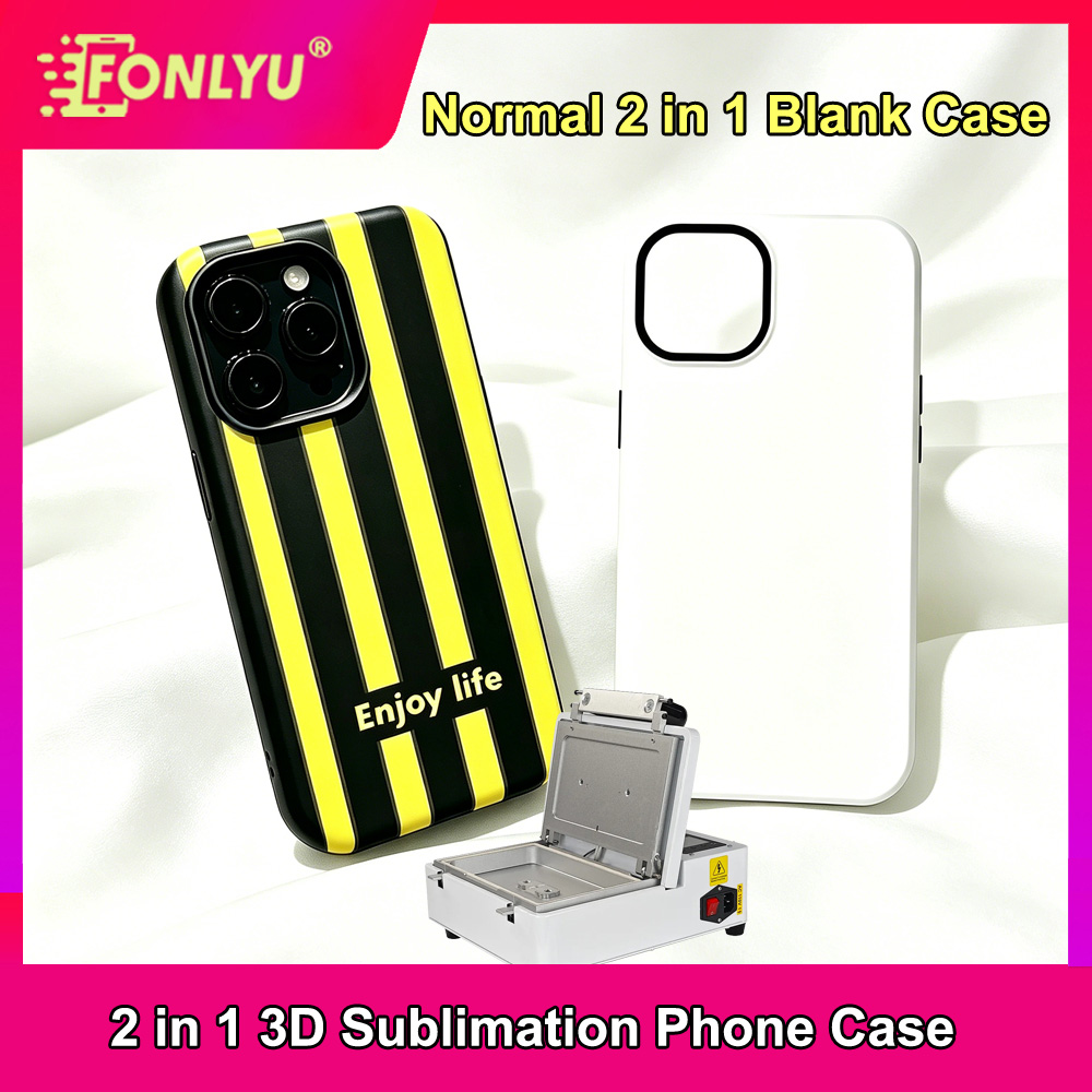 Phone Case Blank Print - FONLYU 10pc 2 in 1 Casing