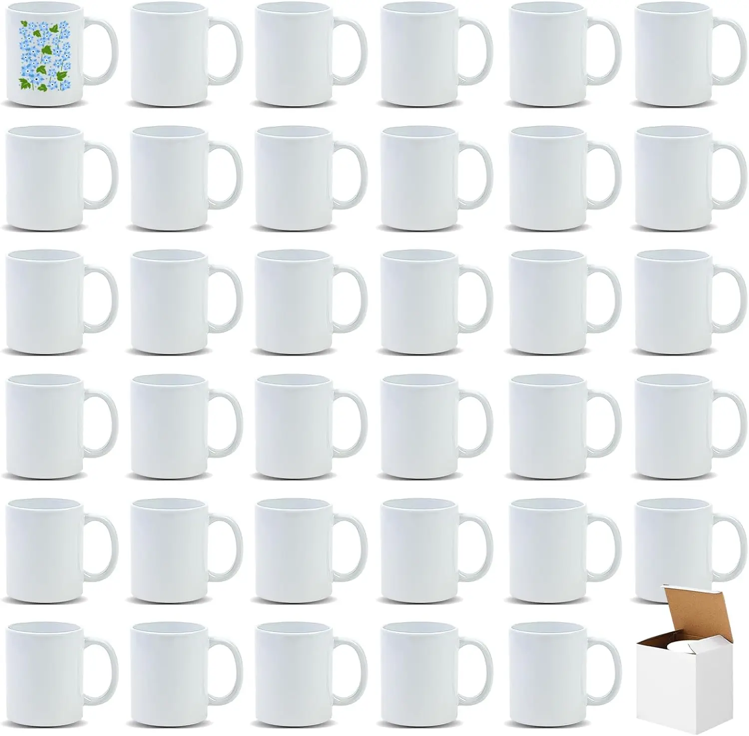 Mug Sublimasi 11 oz, Bahan Bak - Sublimation Mug White ulasan dan harga