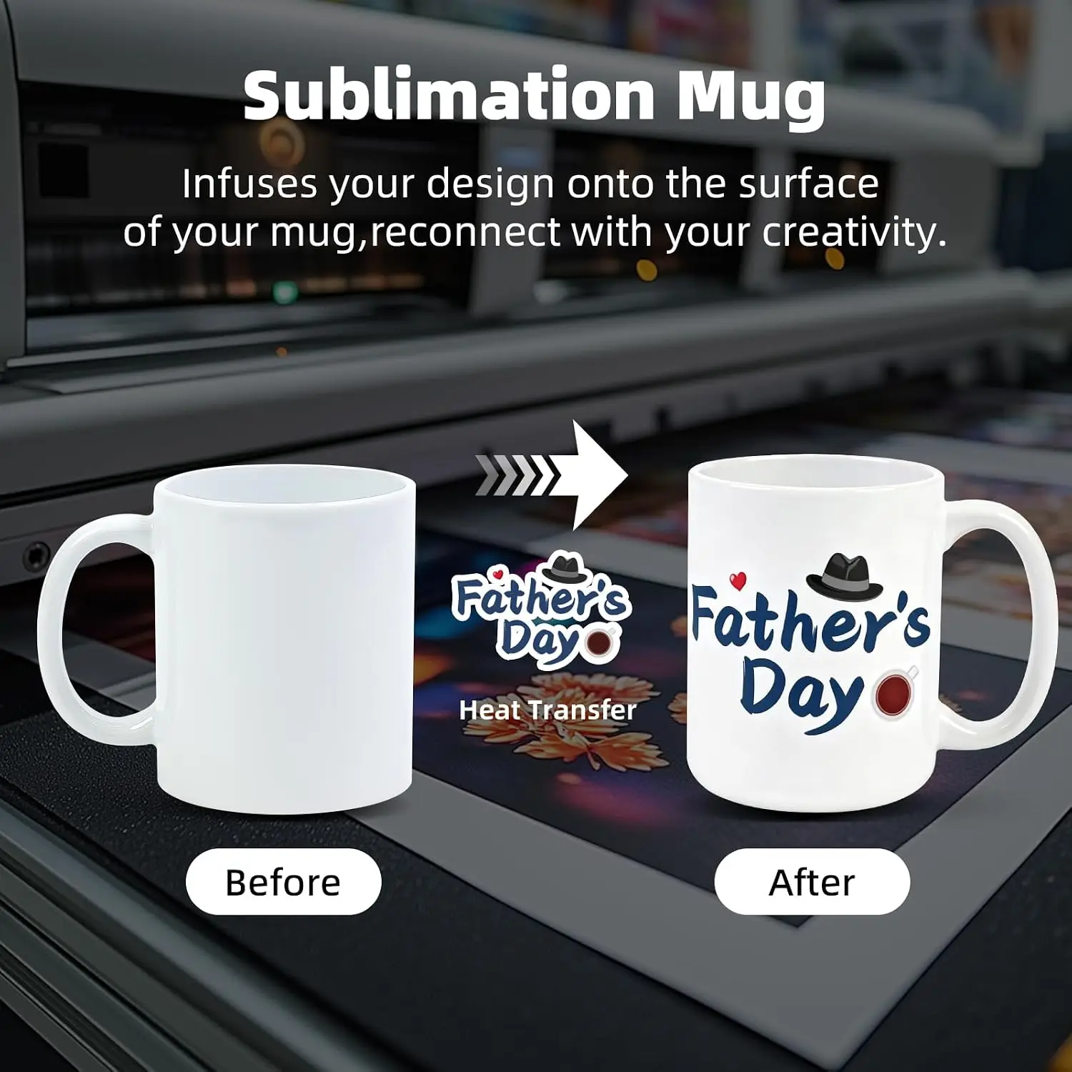 Mug Sublimasi 11 oz, Bahan Bak - Sublimation Mug White ulasan dan harga