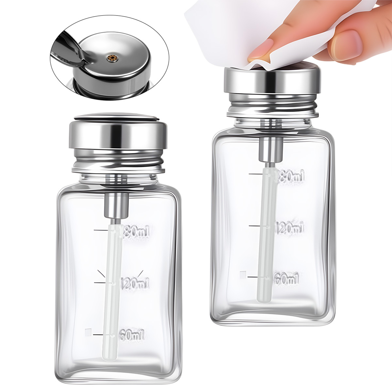 Botol Kaca 180ml untuk Kuku, B - Water Bottle Blank ulasan dan harga