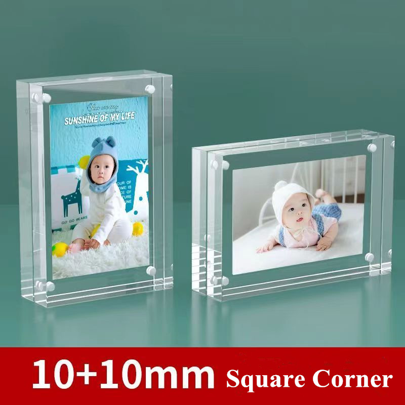 4x6cm / 6x9cm magnet dua sisi  - Photo Acrylic Block ulasan dan harga