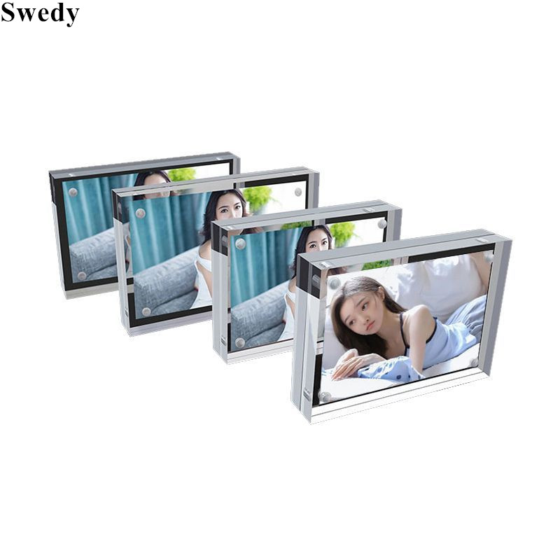 4x6cm / 6x9cm magnet dua sisi  - Photo Acrylic Block ulasan dan harga