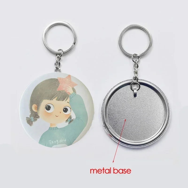 100 buah 44mm 58mm gantungan k - Button Badge Blank ulasan dan harga