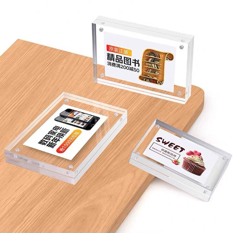 90X55Mm Akrilik Magnetik Label - Photo Acrylic Block ulasan dan harga