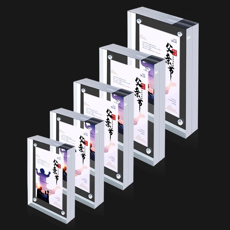 90X55Mm Akrilik Magnetik Label - Photo Acrylic Block ulasan dan harga