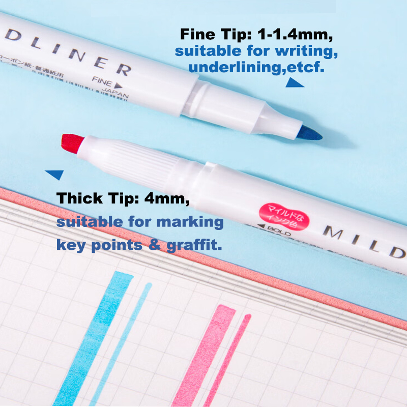 Zebra 25/35 warna Set Highligh - Zebra Pen Mildliner ulasan dan harga