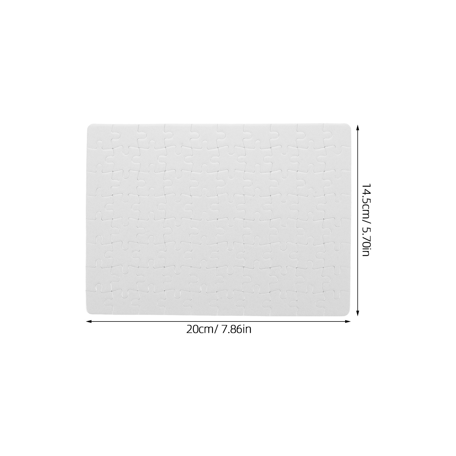 4 Lembar Papan Puzzle Putih Ko - Puzzle Blank White ulasan dan harga
