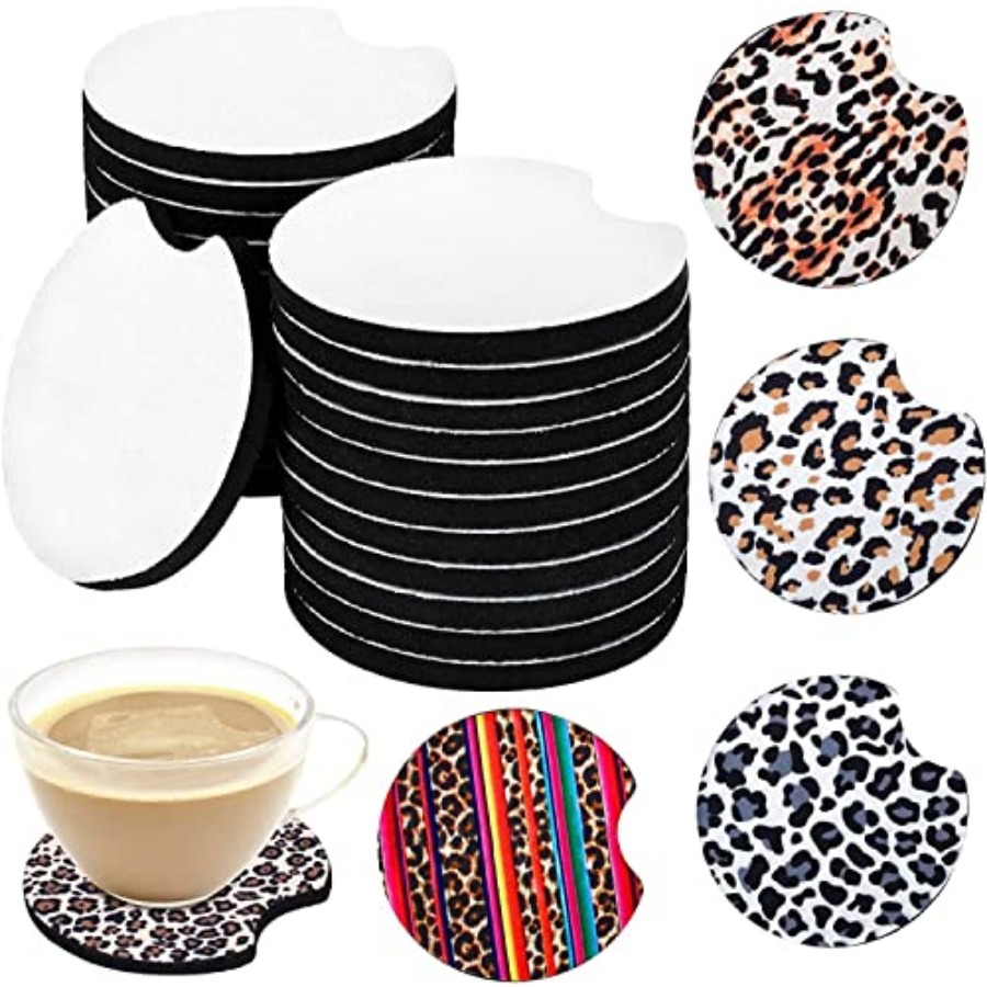 40 Buah Tatakan Gelas Mobil Ko - Coaster Sublimation Blank ulasan dan harga