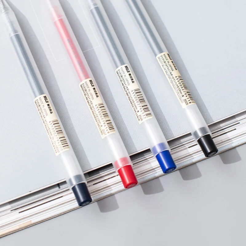 1/3 Buah/Set Pena Gel MUJIs Ka - Muji Stationery Gel Pen ulasan dan harga