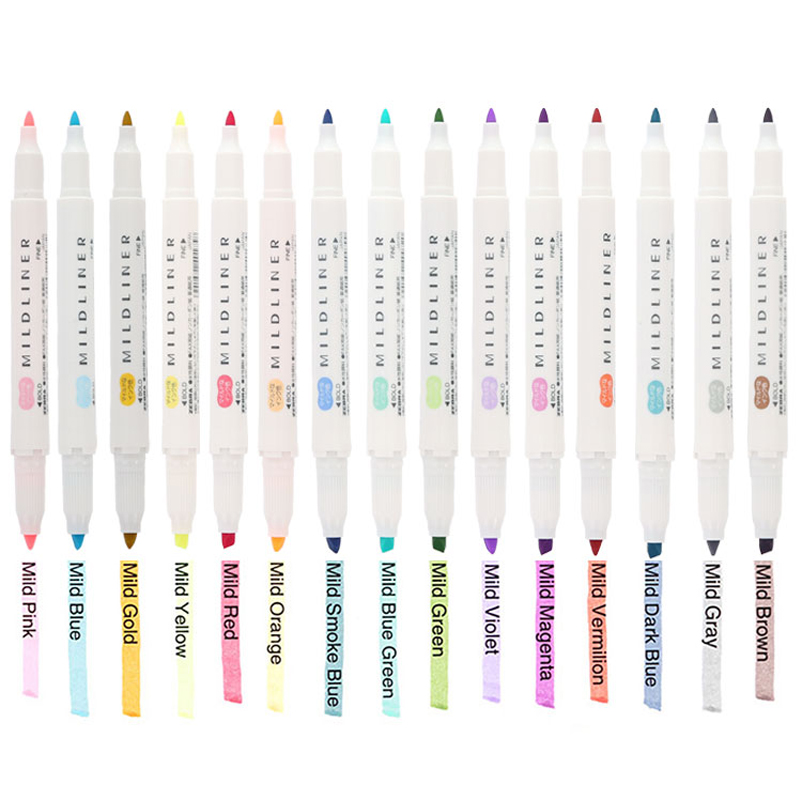 ZEBRA Jepang WKT7 baru Mildlin - Zebra Pen Mildliner ulasan dan harga