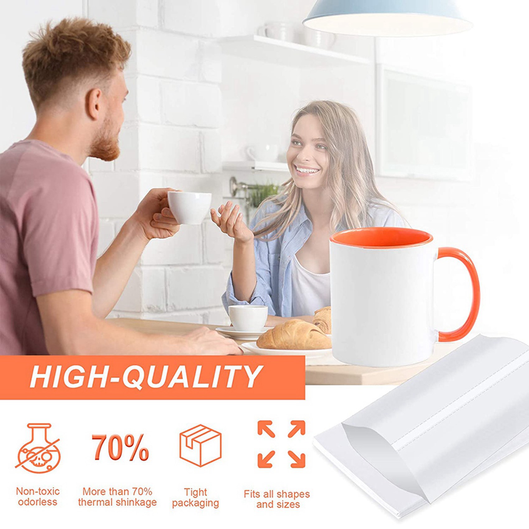 Selongsong Pembungkus Sublimas - Sublimation Mug White ulasan dan harga
