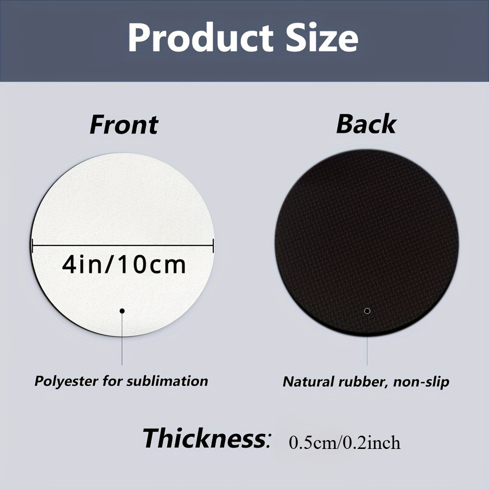 20/60 Buah Tatakan Gelas, Alas - Coaster Sublimation Blank ulasan dan harga