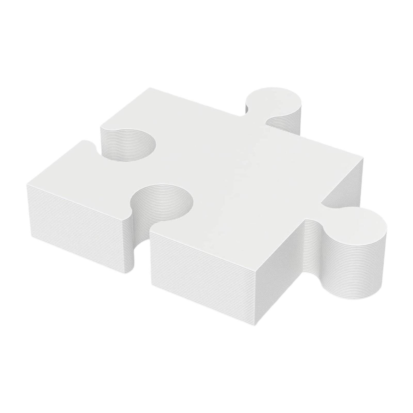 Set Puzzle Karton Putih Potong - Puzzle Blank White ulasan dan harga