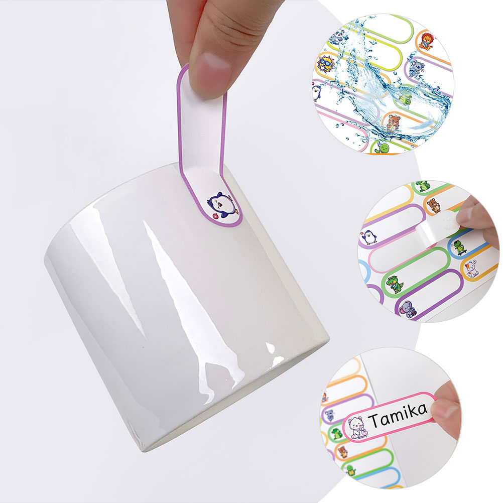10 Lembar Stiker Label Nama ya - Water Bottle Blank ulasan dan harga
