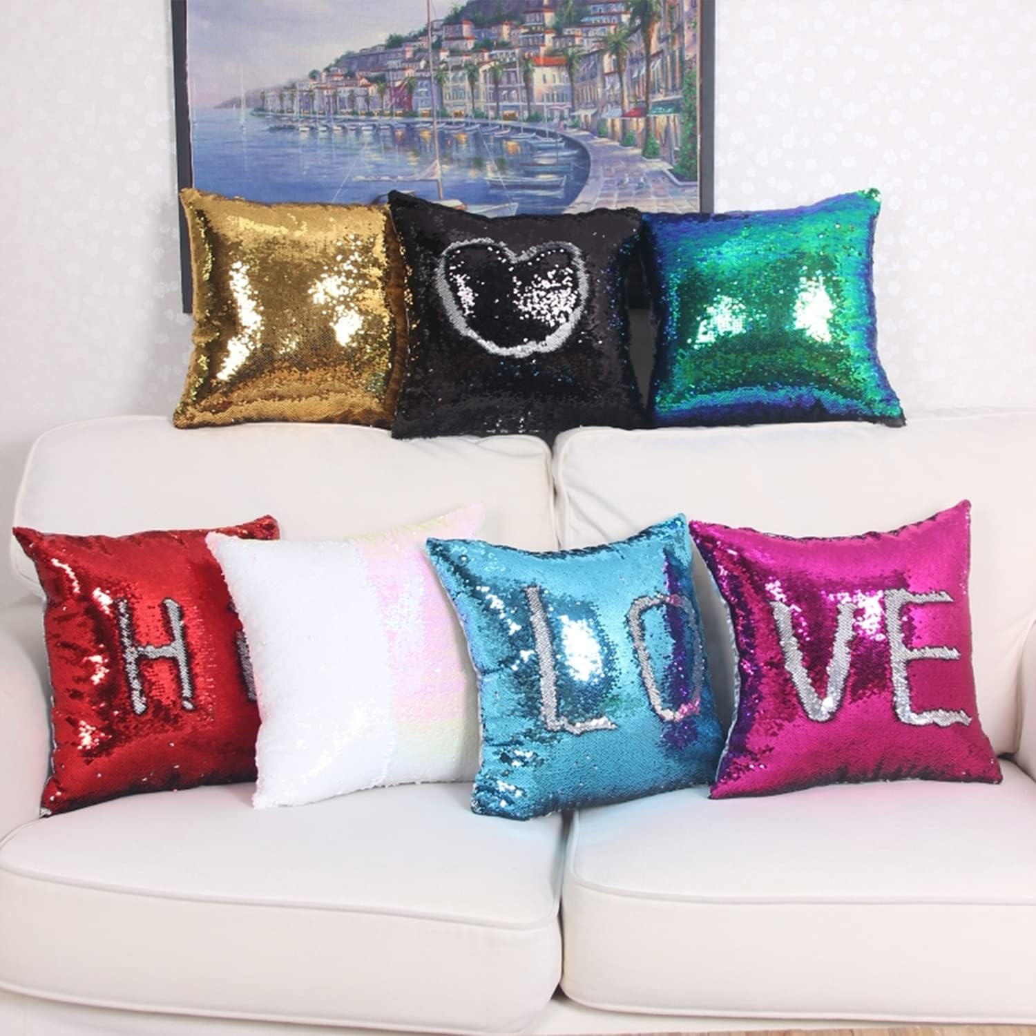 10 Buah Sarung Bantal Kain Luk - Pillow Cover Sublimation ulasan dan harga